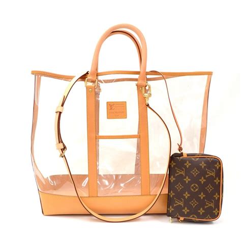 clear vinyl louis vuitton bag